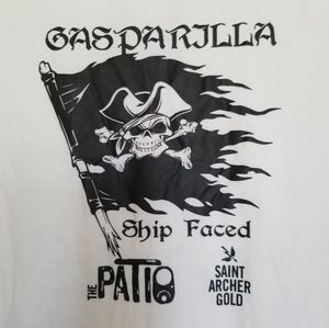 Gasparilla The Patio‎ White & Black T-Shirt